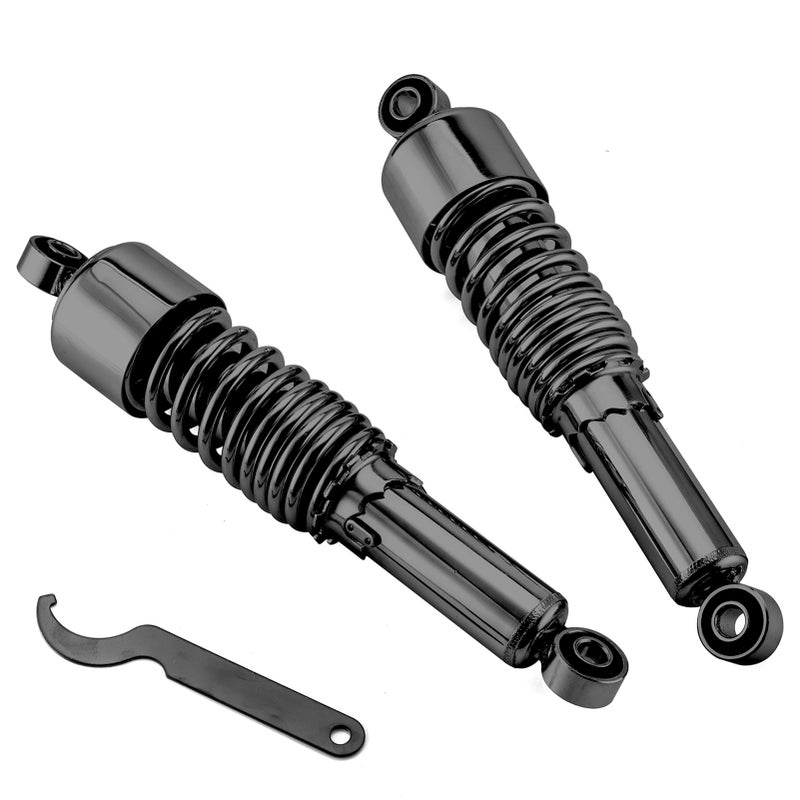 Mofun Black 13 Rear Shocks Lowering Kit Preload Adjustable Compatible with Harley Sportster 883 1200 19882003 20042022