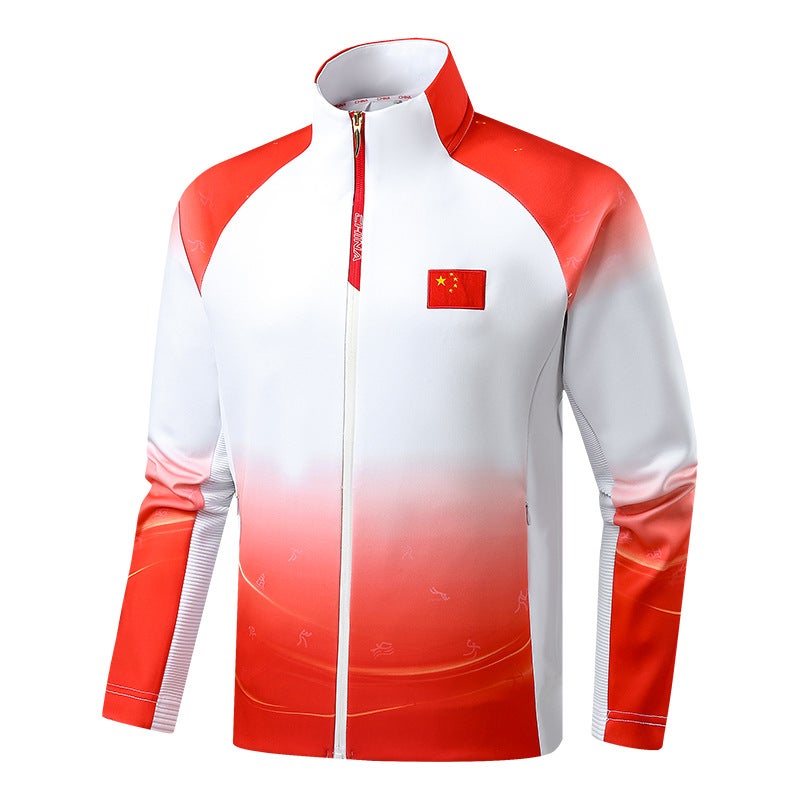 Chinese Team Men'S And Women'S Athletes Uniform Appearance Uniform National Uniform Sports Training Uniform Sportswear Coat - Image 3