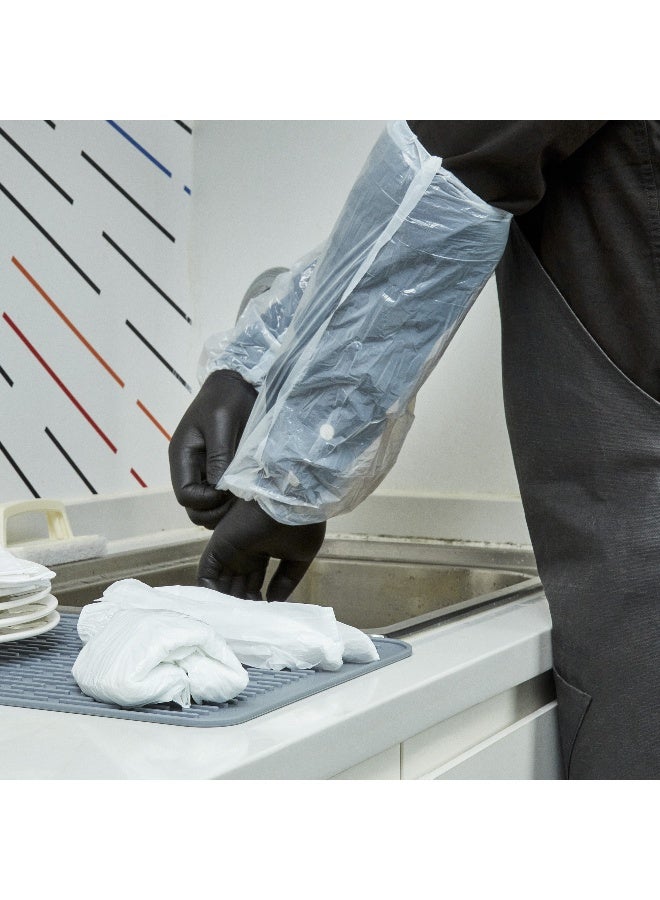 Restaurantware Clean Tek Professional 16 Inch Plastic Arm Sleeves, 1000 Water-Impervious Plastic Sleeves - Fits All, Lightweight, White Plastic Disposable Sleeves, For Cleaning Or Prep - Image 5