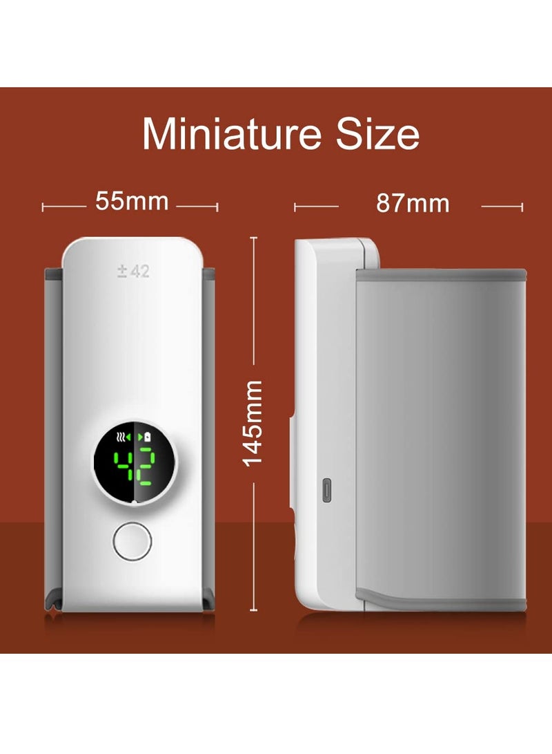 Baby Bottle Warmer with LCD Display, Portable Rechargeable Wireless Water Bottle Warmer - Image 2