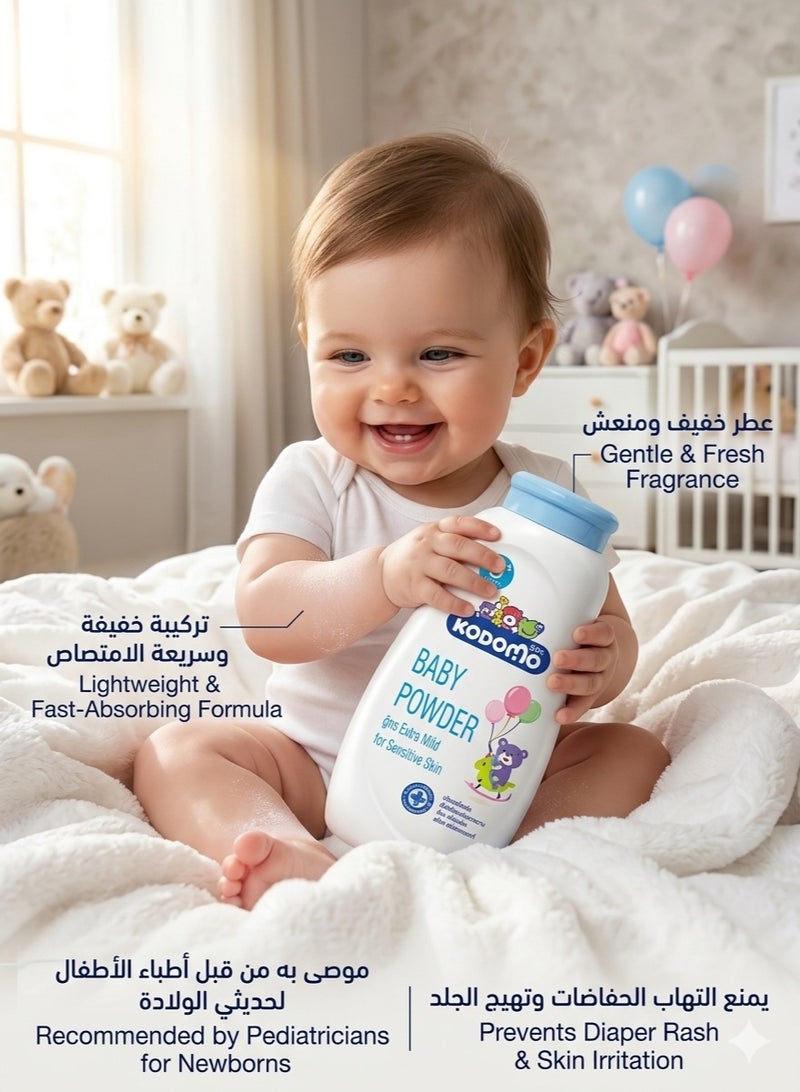 Kodomo Baby Powder Extra Mild For Sensitive Skin 50 g - Image 3