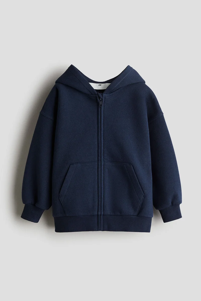 H&M Oversized zip-through hoodie