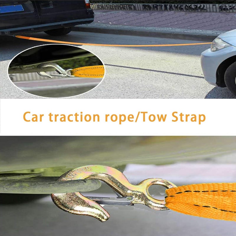 Gutezeiten PERCARE Winch Strap - 2" x 20' Tow Straps with Hook for Boat and Trailer - Image 5