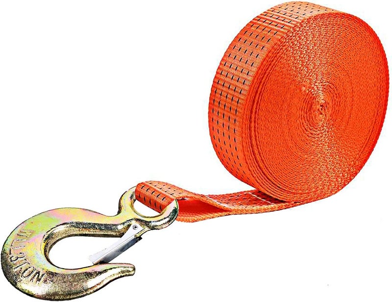 Gutezeiten PERCARE Winch Strap - 2" x 20' Tow Straps with Hook for Boat and Trailer - Image 1