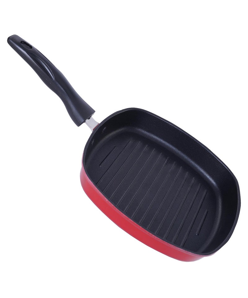 Nirlon Non-Stick Aluminium Grill Pan, Black - Image 3