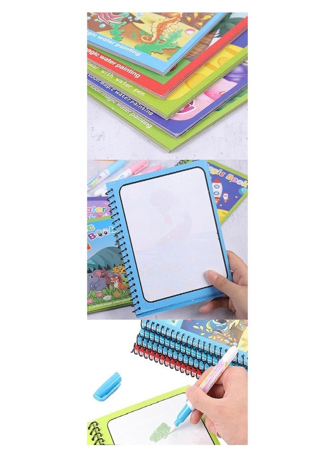 ROSEFAIR كتب تلوين مائية من روزفير للأطفال الصغار، قابلة لإعادة الاستخدام، كتاب تلوين مائي سحري قطعة واحدة، كتاب تلوين مائي بدون فوضى، للأعمار من 2 إلى 8 سنوات - الألوان حسب المتوفر - Image 5