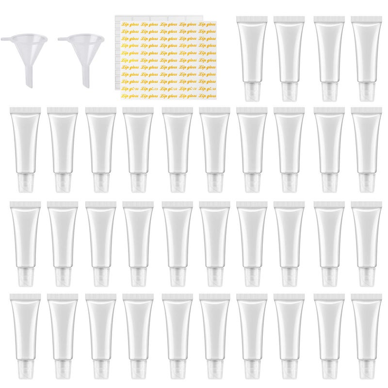 HRLORKC HRLORKC 110Pcs 10ml Empty Tubes Lip empty lip gloss containers for Lip Gloss Balm Cosmetic  - Image 1