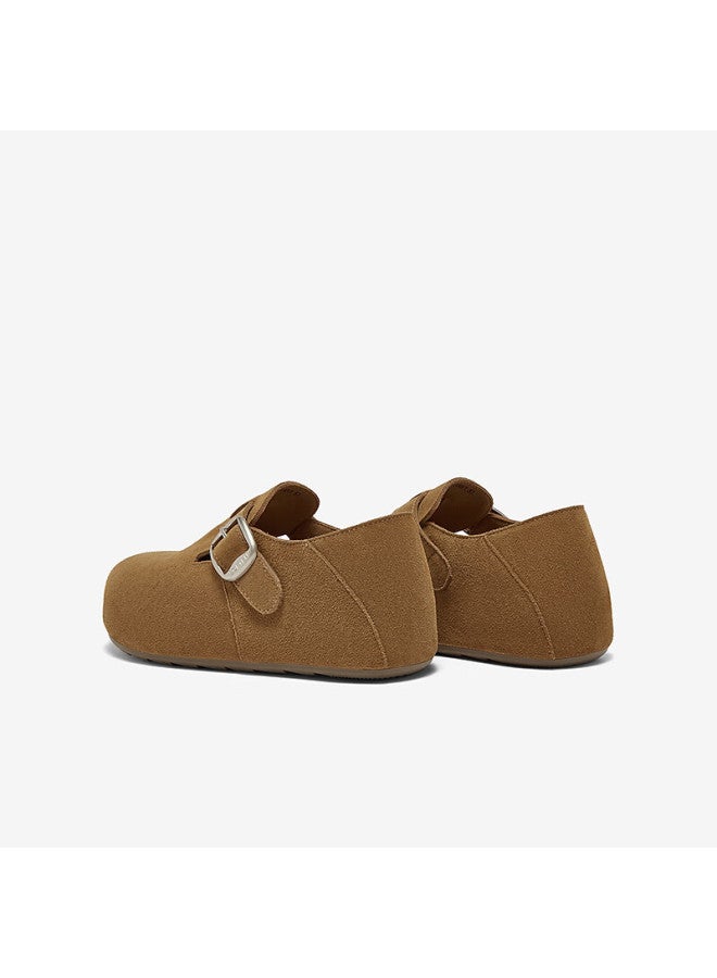 Basto 25 Autumn Birkenstock Style Fashion Retro Commuter Casual Women's Flats D3532cm5 Camel 38 - Image 2