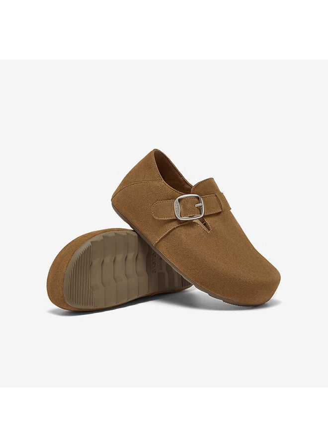 Basto 25 Autumn Birkenstock Style Fashion Retro Commuter Casual Women's Flats D3532cm5 Camel 38 - Image 3