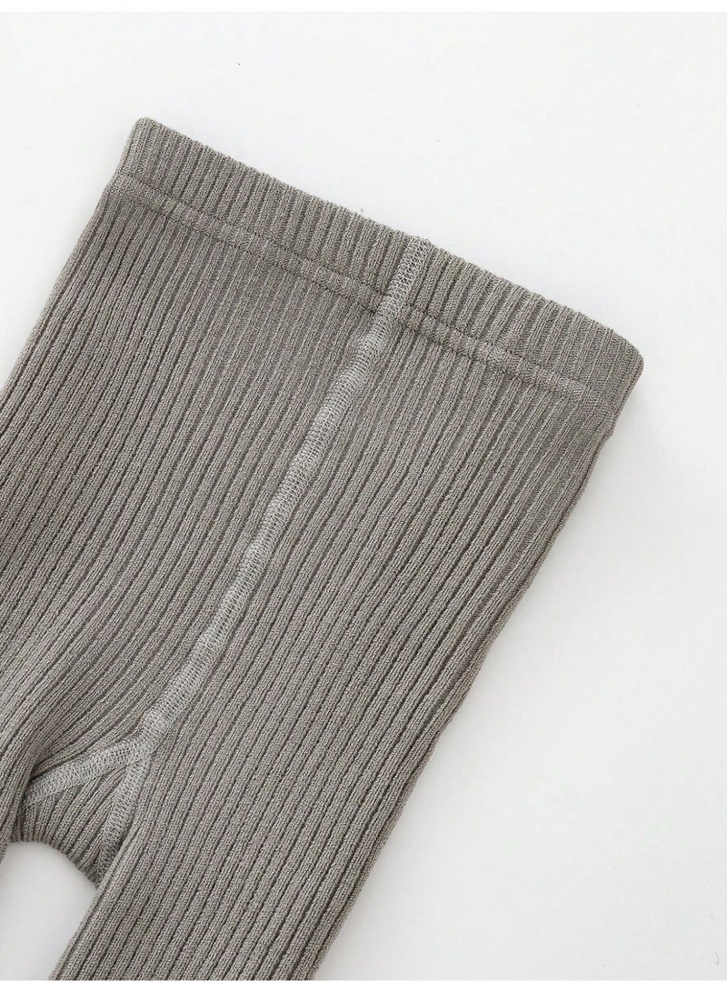 انسولار 3 أزواج من السراويل الضيقة للبنات/الأطفال الصغار/الرضع بلون واحد، كلاسيكية بسيطة من الفليس الناعم، مريحة ومتعددة الاستخدامات للارتداء اليومي في فصل الخريف/الشتاء أو كهدايا للمناسبات - Image 5