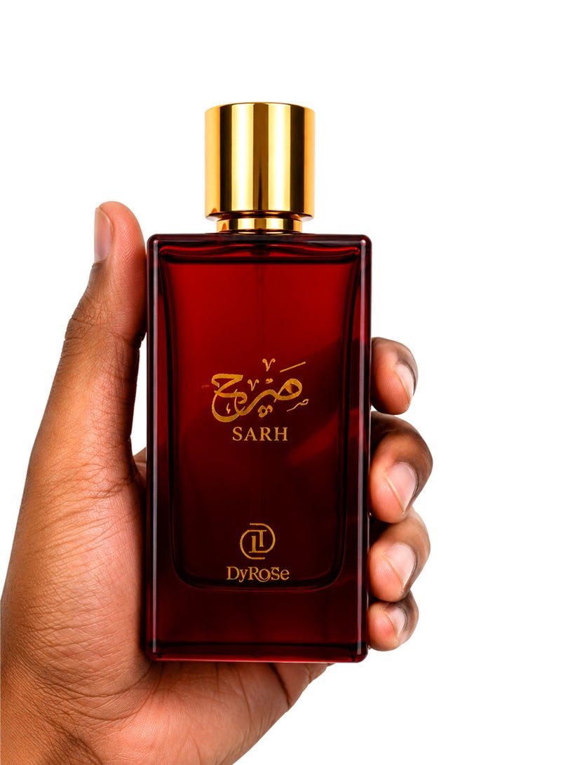 Dyrose Sarh Eau De Perfume 100ml | Luxury Unisex Oud Rose Perfume with Amber & Musk | Long Lasting Signature Fragrance - Image 3