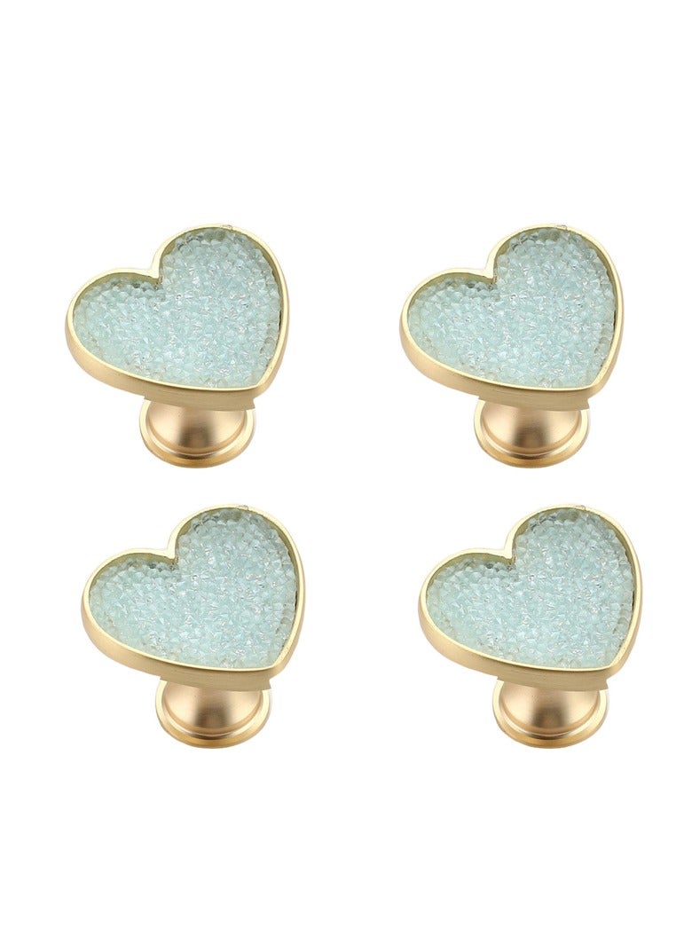 4-Piece Heart-Shaped Cabinet Handle, Furniture Handle, Drawer Handle, Kitchen Cabinet Door, Bedroom Dressing Table Drawer, Bathroom Wardrobe Handle - Image 5