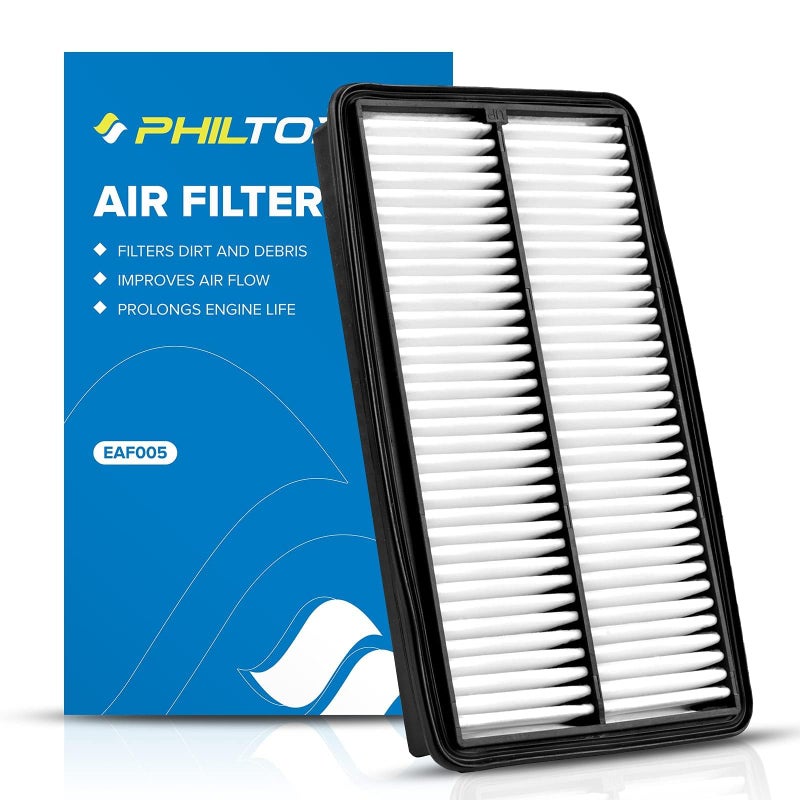 PHILTOP Engine Air Filter CA10013 Replacement for Honda Odyssey 20052010 Pilot 20092015 Acura MDX 20072009 V6 Engine Rigid Panel