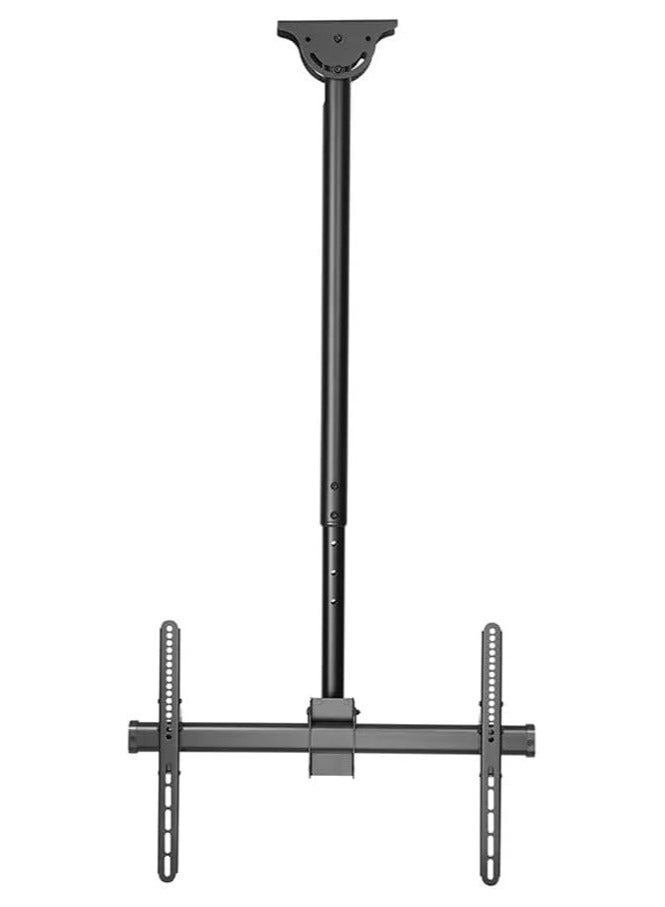 Skilltech SH 615C Ceiling Mount for 26"-75" LED & LCD Screens – Heavy-Duty Black Ceiling Bracket with VESA 600x400 Compatibility, Adjustable Drop Height from 1278mm to 1778mm, Supports TVs & Monitors up to 50kg, Ideal for Home, Office, and Commercial Use - Image 1
