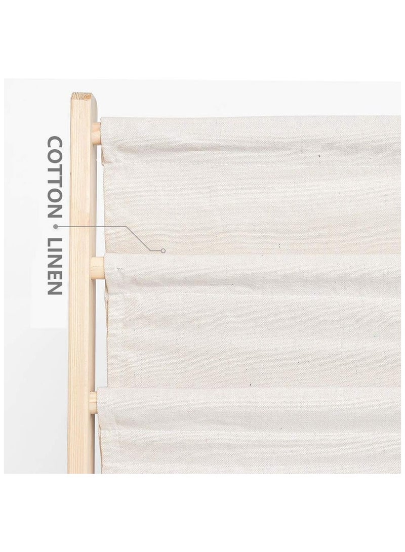 NNEWVANTE Sling Bookshelf,Bookshelf for Kids, Baby Bookshelf Kids Book Rack Natural Wood Sling Bookcase, Childrens Book Organizer for Play Room Toy Storage, Nursery Book Display - Image 4