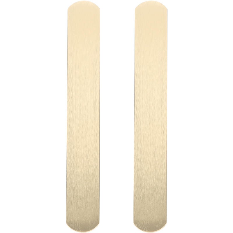2pcs Gold T Shape Cabinet Handles 96mm Hole Center For Kitchen Closet Drawer Pulls - Image 2