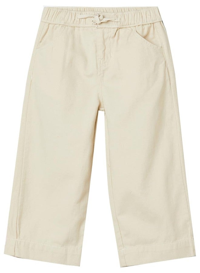 Max Girl's Regular Trousers (S725CWB02A_Beige - Image 1