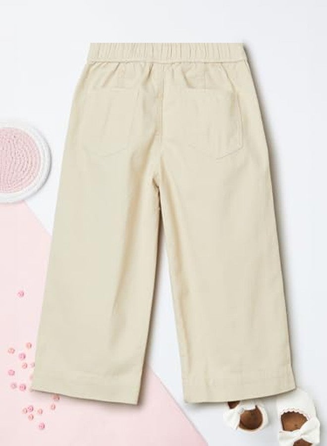 Max Girl's Regular Trousers (S725CWB02A_Beige - Image 4