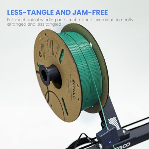 ELEGOO PLA Filament 1.75mm Brown 1KG, 3D Printer Filament Dimensional Accuracy +/- 0.02mm, 1kg Cardboard Spool(2.2lbs) 3D Printing Filament Fits for Most FDM 3D Printers - Image 4