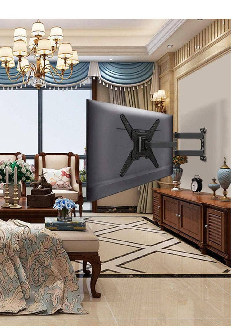 TV Wall Mounts Bracket for 10''-27'' TVs Full Motion LED Display Wall Mount Bracket 100x100mm with Swivel and Extension Arm Up to 10kg - Image 2