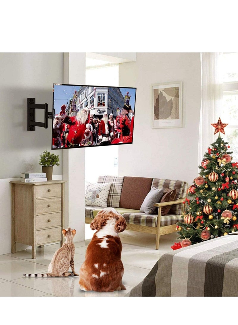 TV Wall Mounts Bracket for 10''-27'' TVs Full Motion LED Display Wall Mount Bracket 100x100mm with Swivel and Extension Arm Up to 10kg - Image 5