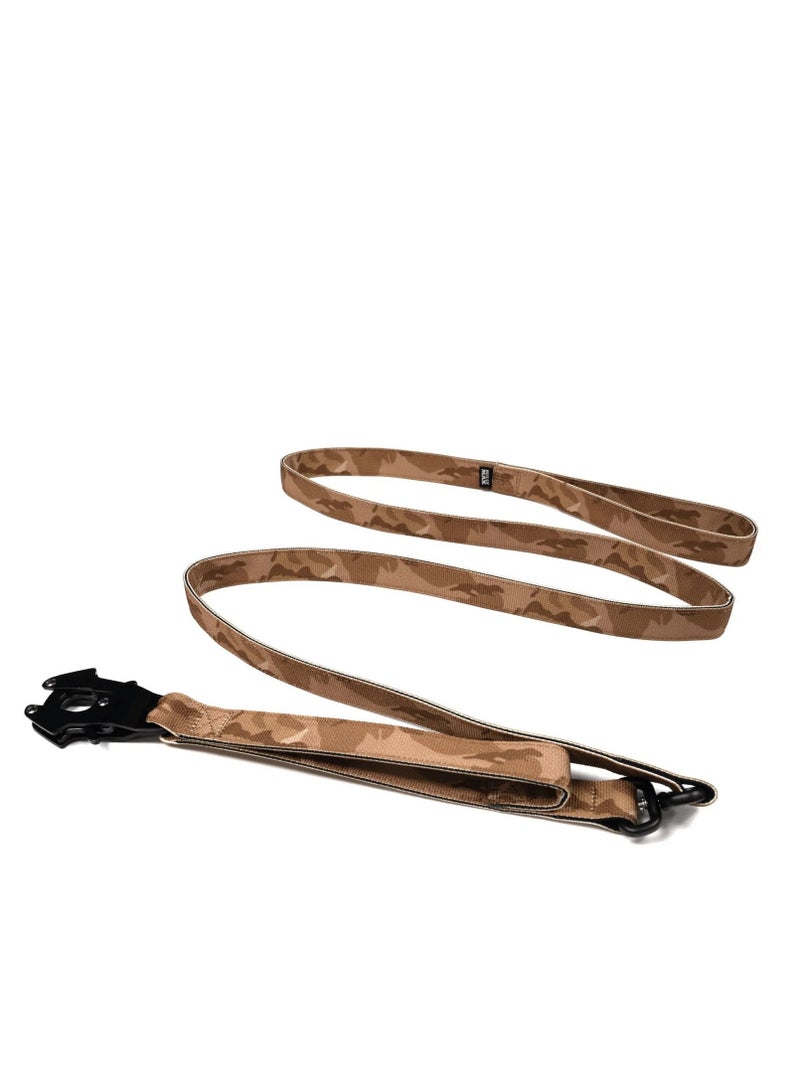 BullyMax Tactical Dog Leash - Desert Camo - Brown - 6ft - M