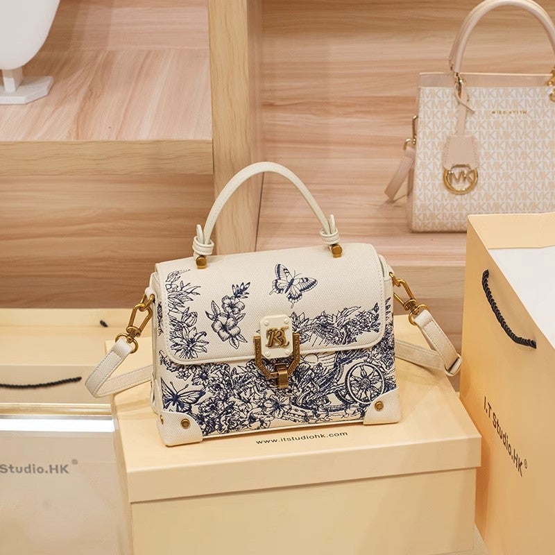 Women'S Handbags Women'S High-End Feeling This Year Popular Explosions Single Shoulder Slung Small Square Bag - Image 4