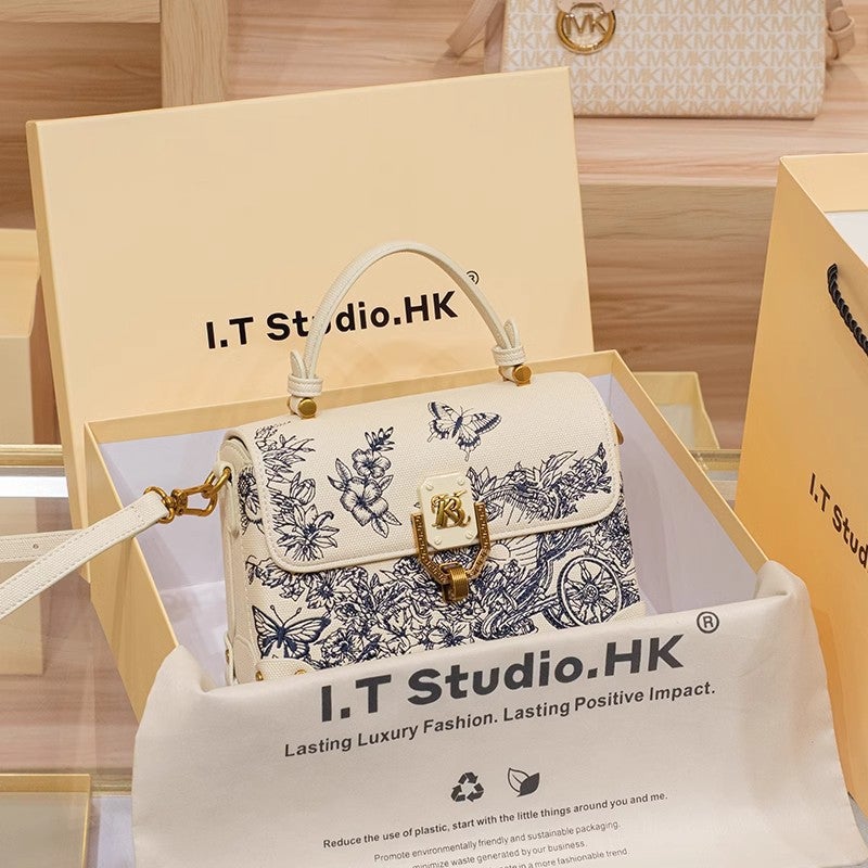Women'S Handbags Women'S High-End Feeling This Year Popular Explosions Single Shoulder Slung Small Square Bag - Image 2