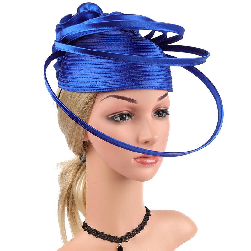 Bride Fascinator Hat Women Tea Party Headband Hat Banquet Wedding Hat Decoration - Image 1