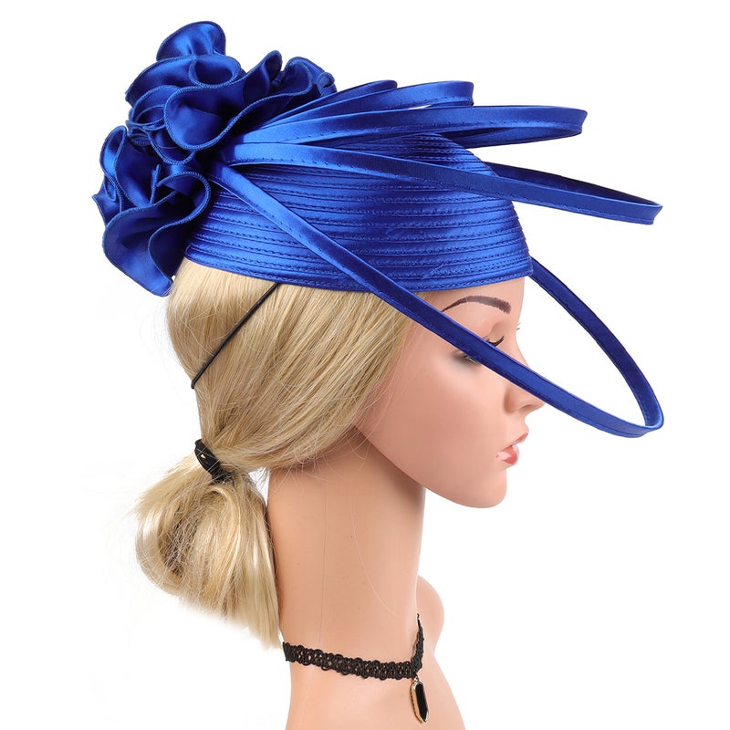 Bride Fascinator Hat Women Tea Party Headband Hat Banquet Wedding Hat Decoration - Image 2