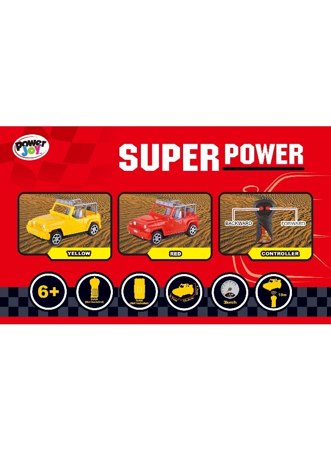 Power Joy Remote Control Super Power 1/24 Single Channel, Battery Operated, Assorted 1 Piece (Style & Color May Vary) Each Sold Separately | Toy Vehicle - Image 3