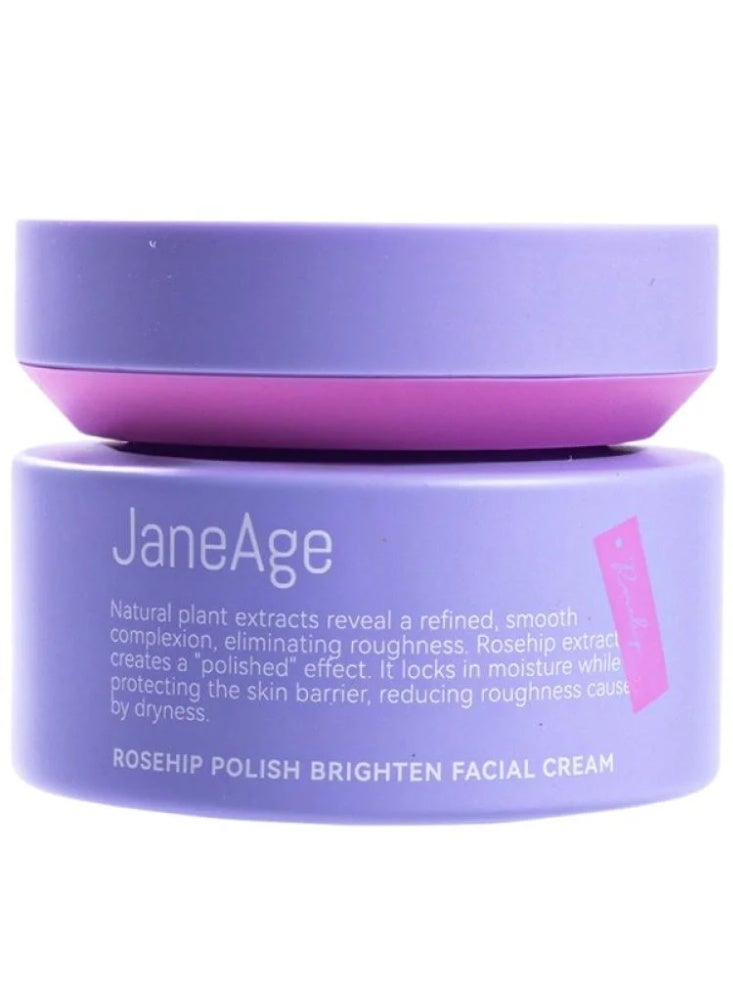 JaneAge Rosehip Polish Brighten Facial Cream, 50g