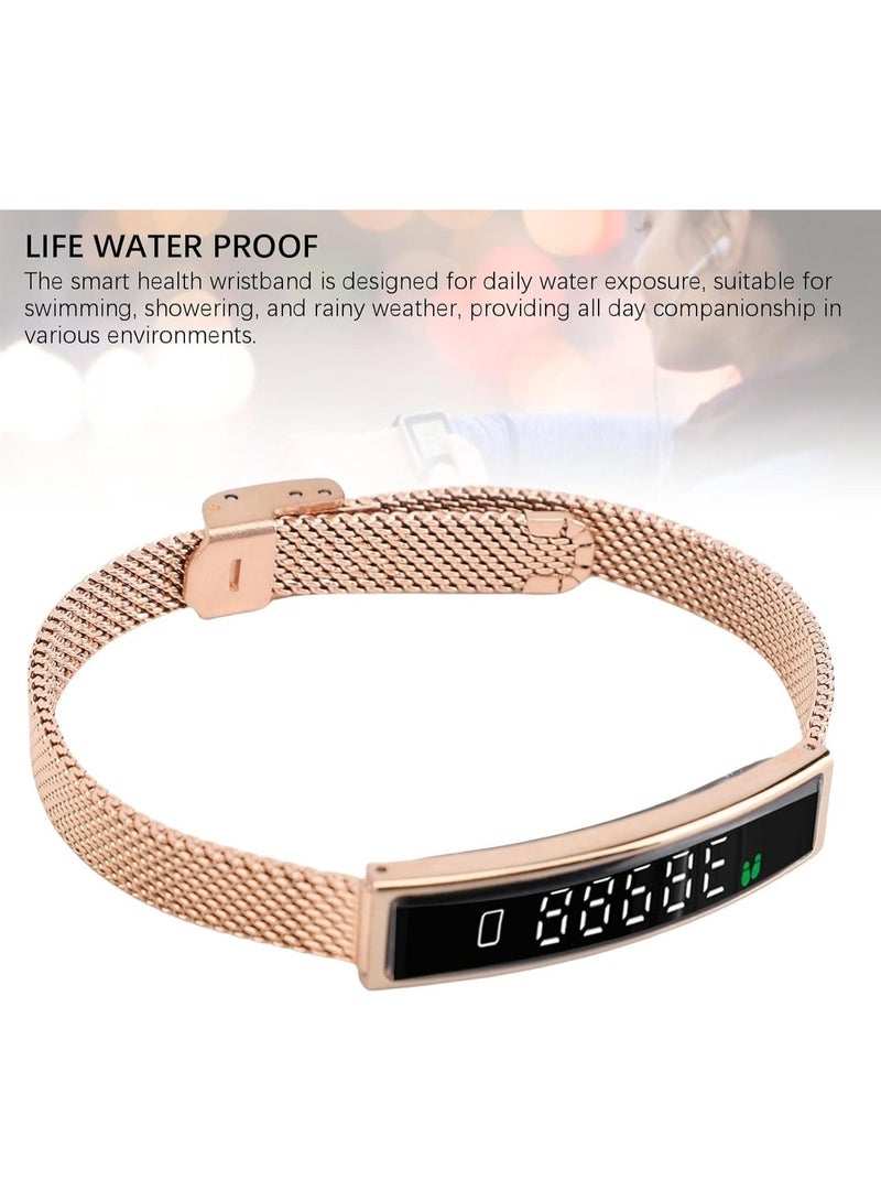 UV Enterprises Smart Bracelet Fitness Tracker with Heart Rate & Blood Pressure Monitor, OLED Display Wearable Fitness Tracker, Multifunctional Smart Bracelet for Men Women, IP68 Waterproof Multiple Sports Modes Smart Wristband for Android & lOS - Image 4
