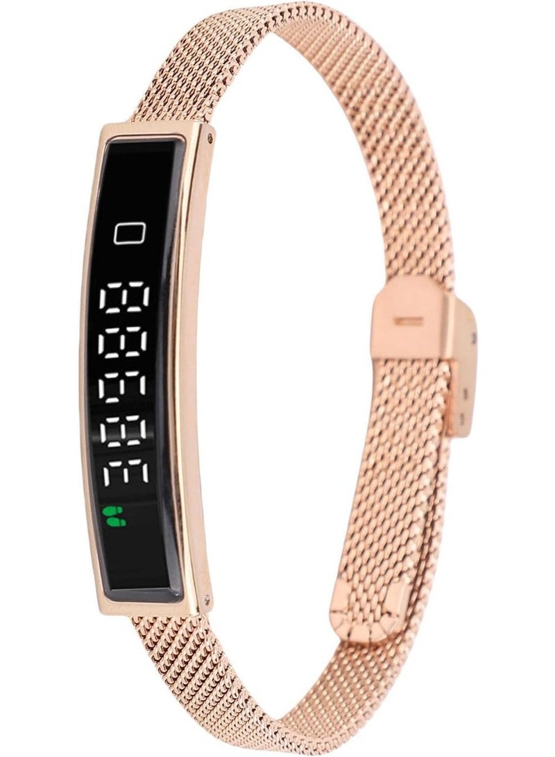 UV Enterprises Smart Bracelet Fitness Tracker with Heart Rate & Blood Pressure Monitor, OLED Display Wearable Fitness Tracker, Multifunctional Smart Bracelet for Men Women, IP68 Waterproof Multiple Sports Modes Smart Wristband for Android & lOS - Image 1