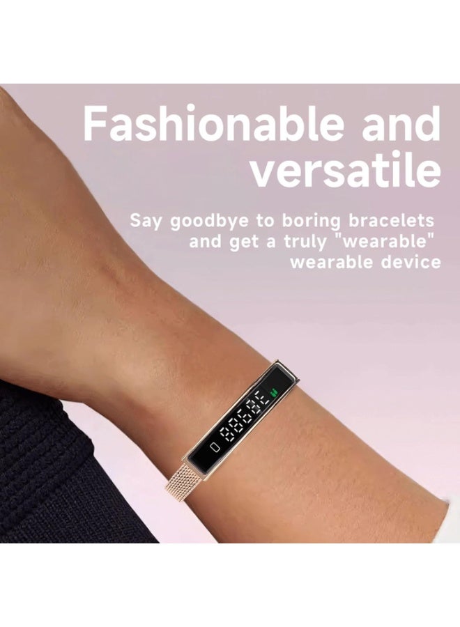 UV Enterprises Smart Bracelet Fitness Tracker with Heart Rate & Blood Pressure Monitor, OLED Display Wearable Fitness Tracker, Multifunctional Smart Bracelet for Men Women, IP68 Waterproof Multiple Sports Modes Smart Wristband for Android & lOS - Image 5
