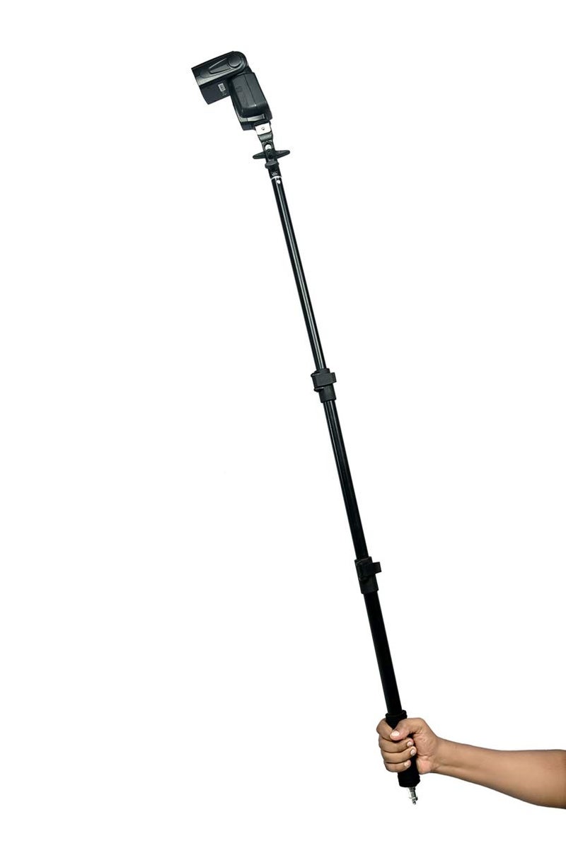 SHOPEE Photography Distance Rod, Back Light Stand Adjustable Pole with Standard Screw (1/4'' 1/4'') 55CM-111CM Extension Rod Stick Pole for Light Microphone Arm Stand - Image 4