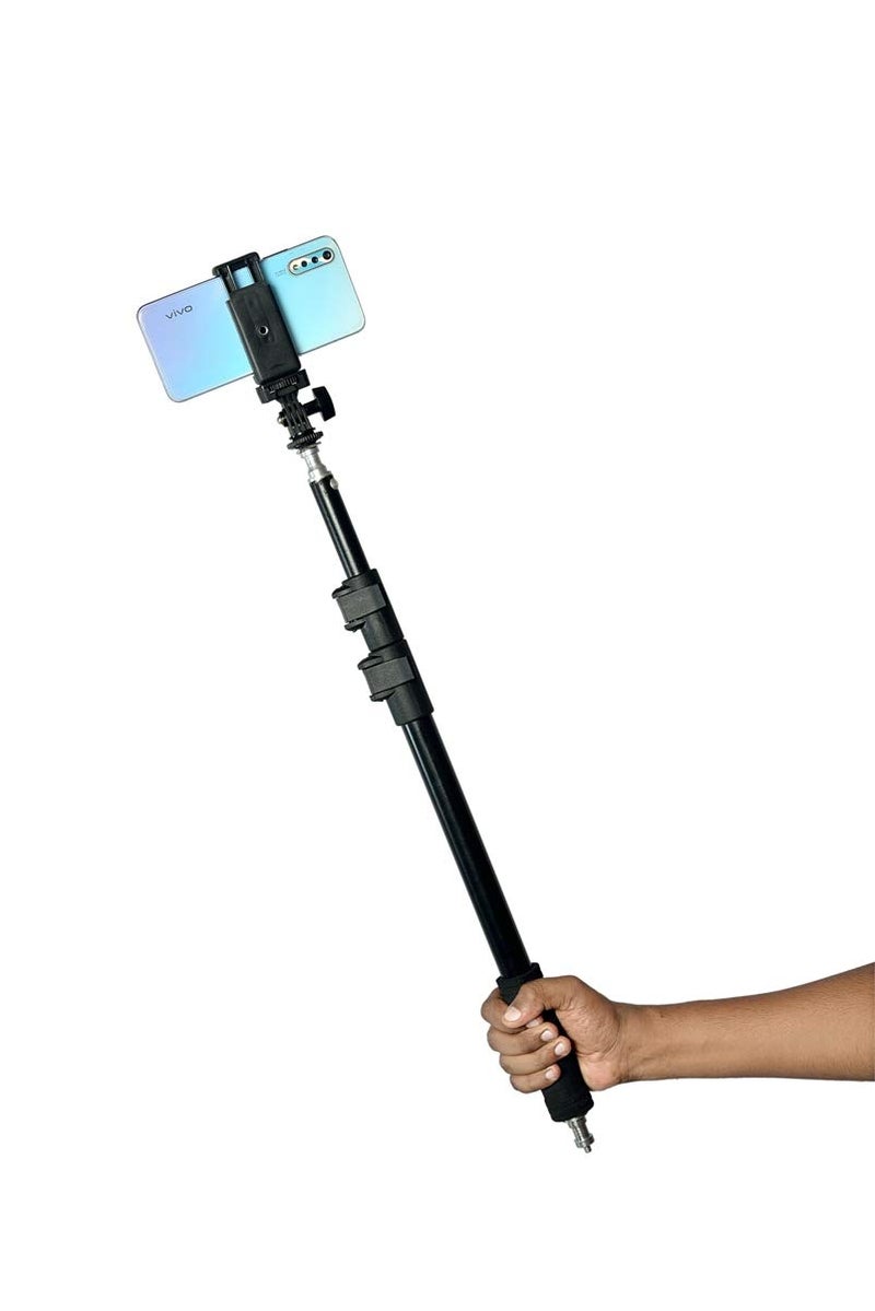 SHOPEE Photography Distance Rod, Back Light Stand Adjustable Pole with Standard Screw (1/4'' 1/4'') 55CM-111CM Extension Rod Stick Pole for Light Microphone Arm Stand - Image 2