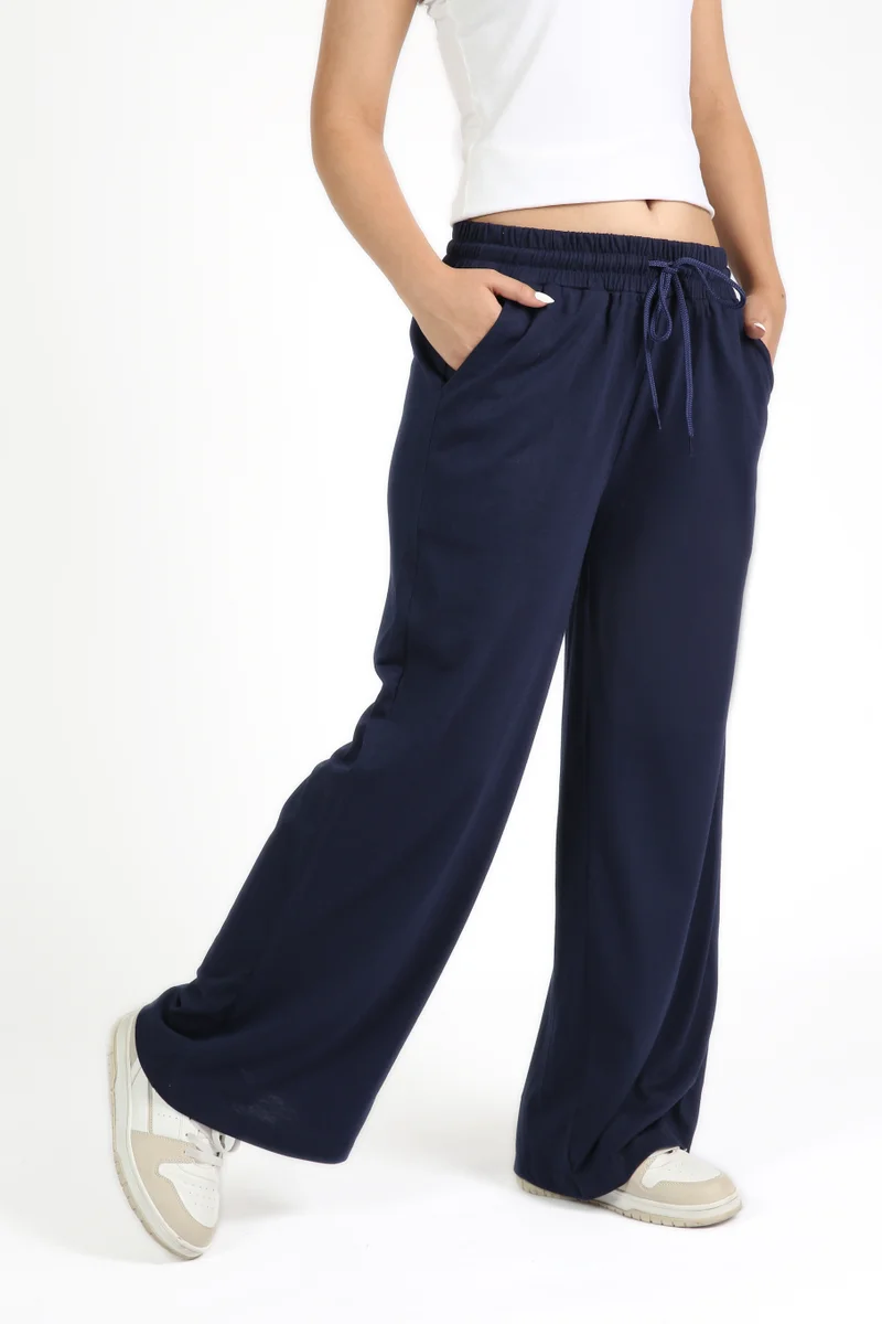 Nikias  Nikias Navy Comfortable Trousers for Daily Wear for Women | Best Price UAE