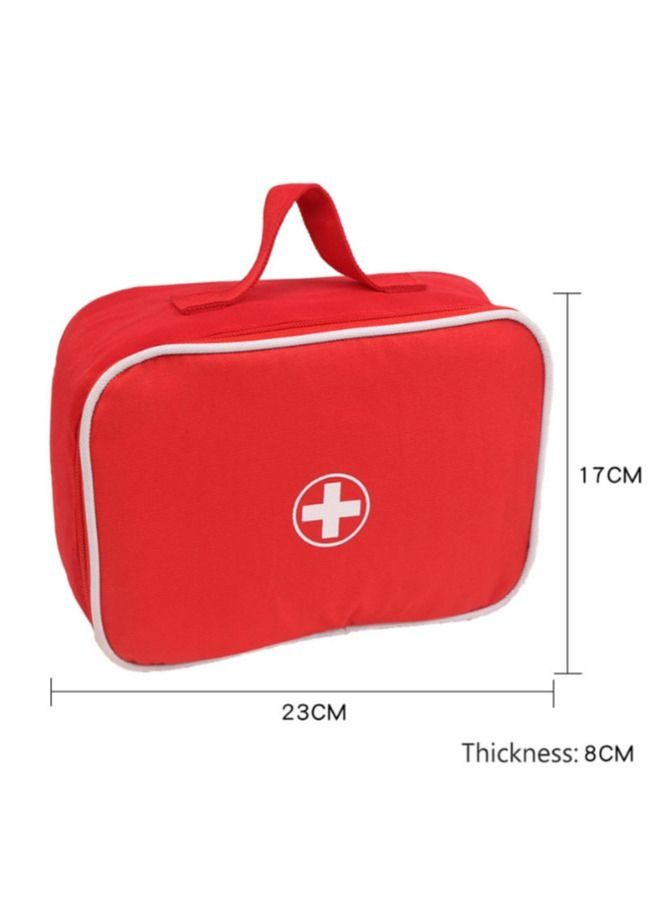 Wooden Pretend Play Doctor Set Educational Toys For Kids Simulation Medicine Chest Kit Dentist Nurse Games Medical Toys For Kids, Red - Image 4