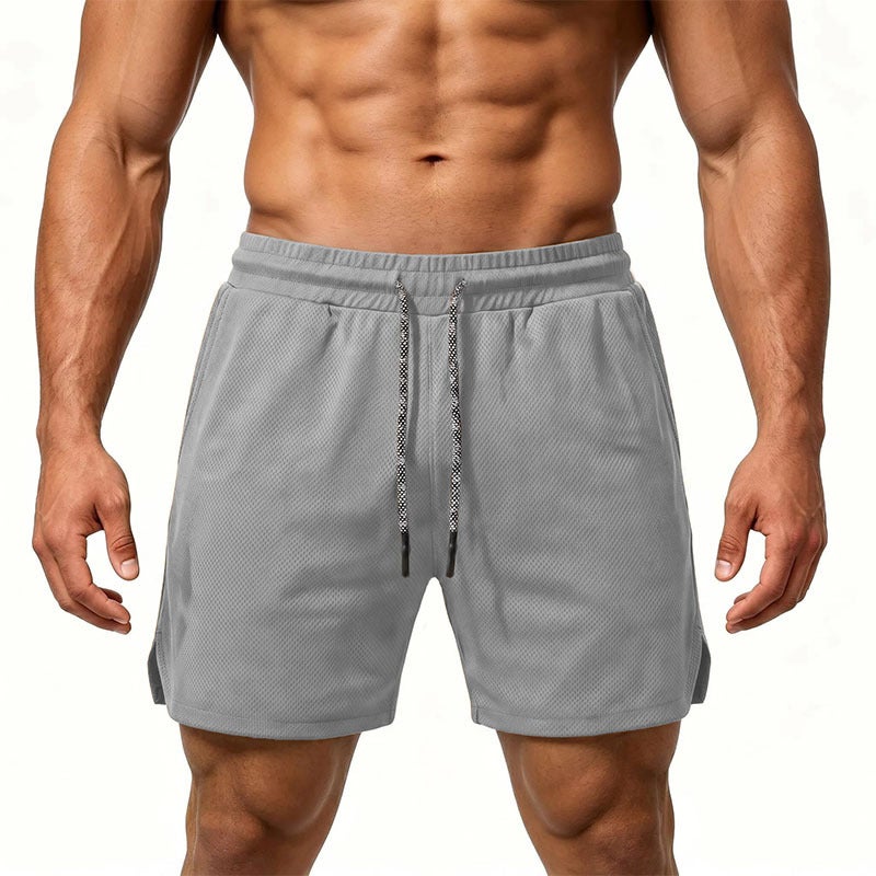 Men's Quick Dry Mesh Running Shorts 5 Inch Inseam Outdoor Sports Pants - Image 2