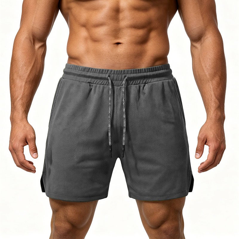 Men's Quick Dry Mesh Running Shorts 5 Inch Inseam Outdoor Sports Pants - Image 3