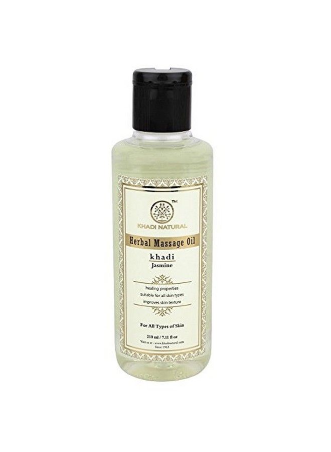 Khadi Natural Ayurvedic Jasmine Massage Oil 210Ml - Image 2
