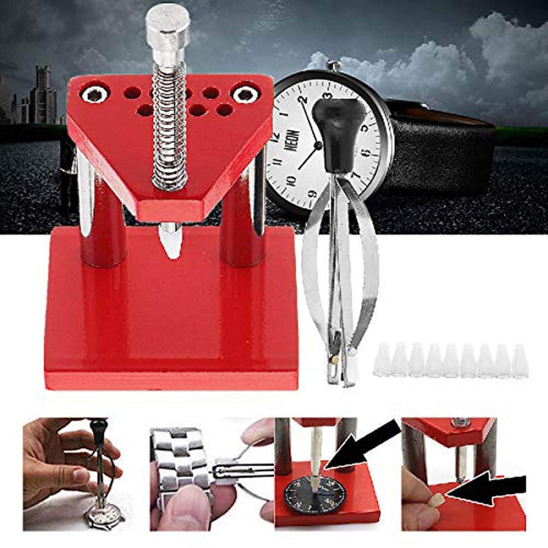 DIY Crafts OTOOLWORLD Watchmaker Watch Hand Presto Presser Lifter Puller Plunger Remover set Fitting Repair Tools - Image 2