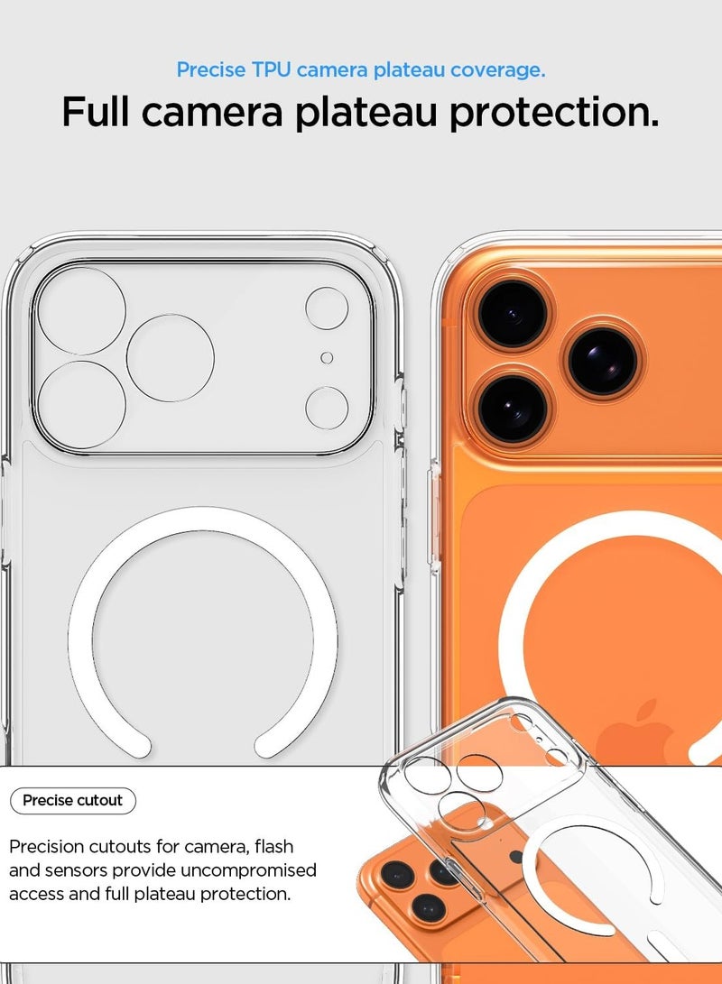 Spigen Ultra Hybrid MagFit iPhone 17 PRO Case Cover with MagSafe (2025) - Clear White - Image 5