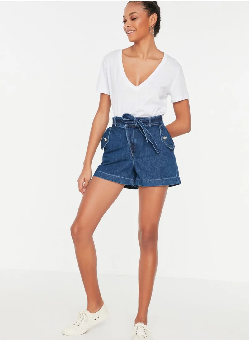 trendyol Denim Mini Shorts