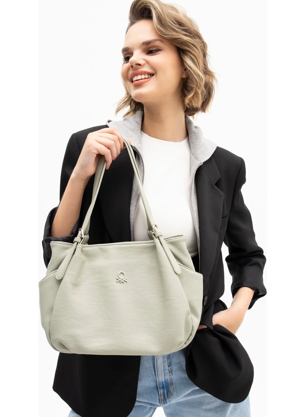 UNITED COLORS OF BENETTON Benetton Women's Shoulder Bag Green BNT1229