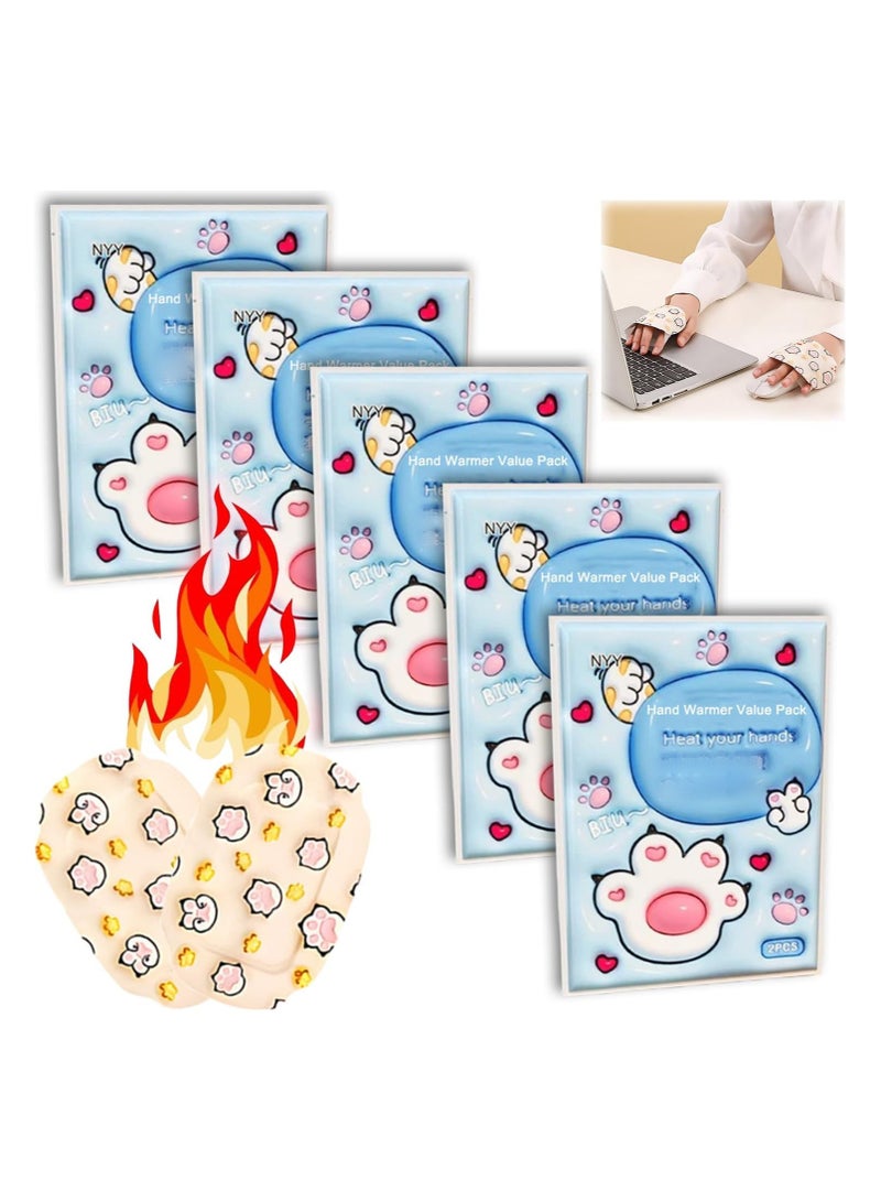 general Wearable Hand Warmer Value Set (20 pieces), disposable hand warmer gloves, 4 hours heating, long-lasting - natural - air activated - odourless hot hand warmer, suitable for winter office, home study, outdoors - Image 1