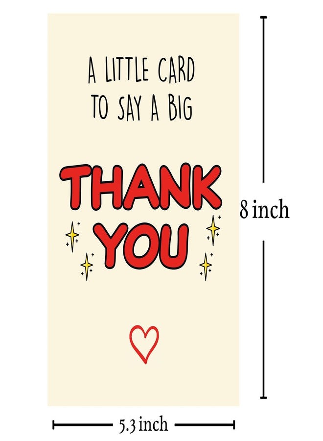 Cheerin Thank You Card – Elegant Thank You Greeting Card with Envelope – Thoughtful Appreciation Gift for Teacher, Boss, Friend, Coach, or Colleague - Image 3