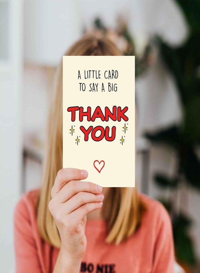 Cheerin Thank You Card – Elegant Thank You Greeting Card with Envelope – Thoughtful Appreciation Gift for Teacher, Boss, Friend, Coach, or Colleague - Image 4
