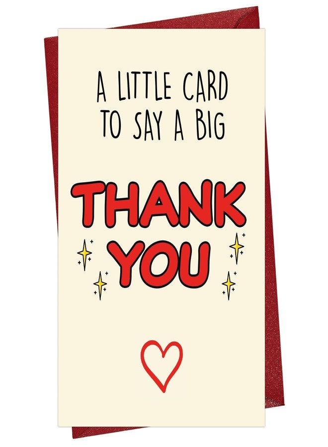 Cheerin Thank You Card – Elegant Thank You Greeting Card with Envelope – Thoughtful Appreciation Gift for Teacher, Boss, Friend, Coach, or Colleague - Image 1